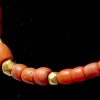 Collana in corallo con centrale "a bauletto"