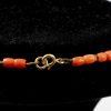 Collana in corallo con centrale "a bauletto"